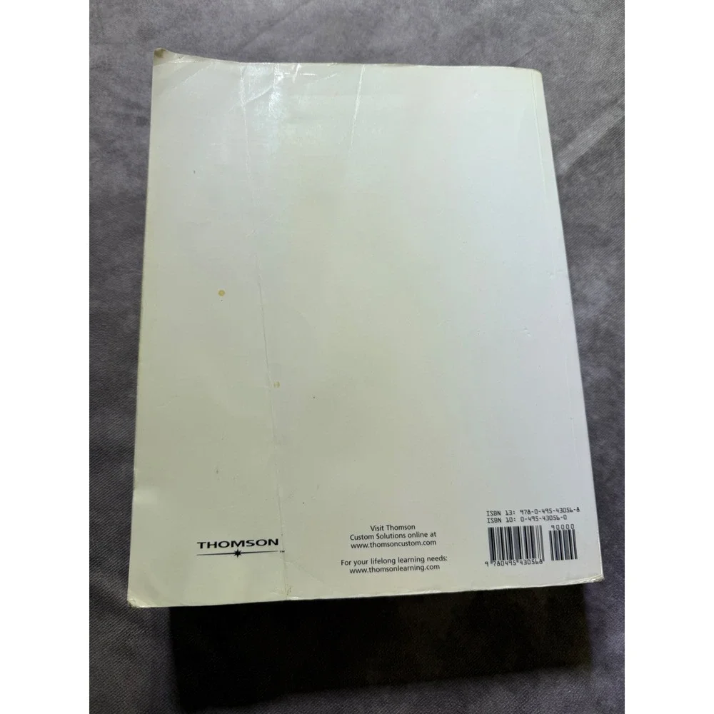 Chemistry Custom Edition for UGA Whitten Atwood Morrison 2007 Textbook softcover